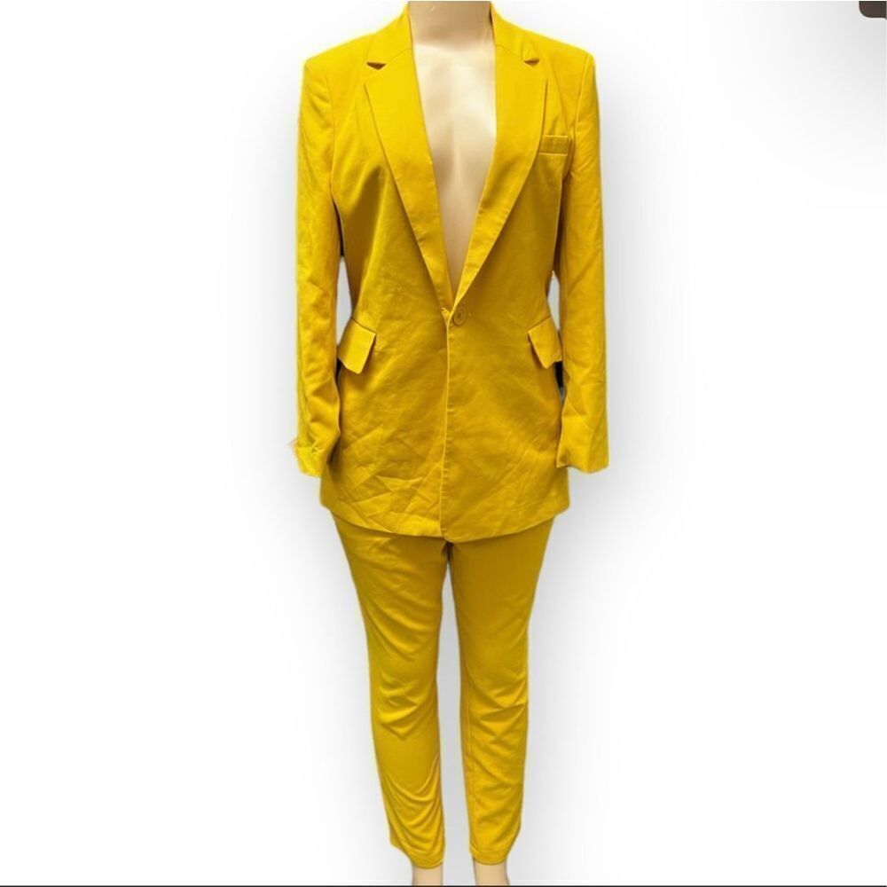 LISUEYNE Women’s Two Pieces Blazer Office Lady Suit